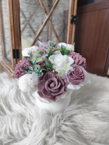 Мини сапунен букет - Вино