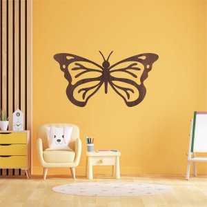 Дървена картина за стена - Пеперуда