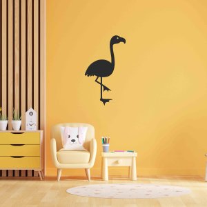 Дървена картина за стена - Фламинго