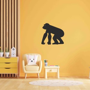 Дървена картина за стена - Gorilla