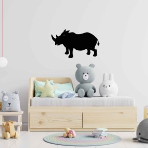 Дървена картина за стена - Rhino
