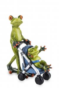 Керамична жаба - Баща в отпуск по майчинство