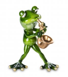 Керамична жаба - Музикант