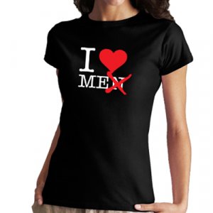 Забавна тениска - I love Men XL
