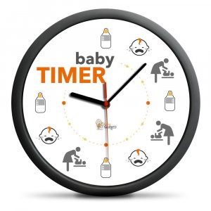 Часовник на стената - планиране на деня в родилния дом