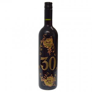 Червено вино - За 30-ия рожден ден 0,75L