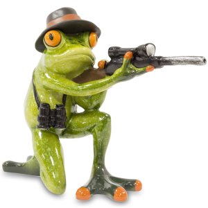 Ceramic frog - Hunter