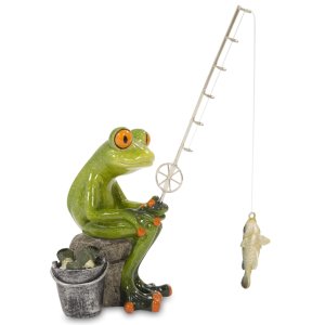 Керамична жаба - Рибар