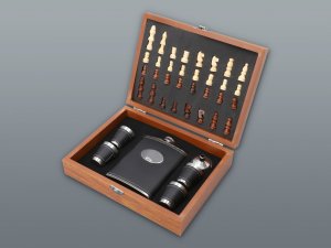 Комплект Черна бутилка за пръски 240 ml + 4 бр. бутилки с печати 35 ml + CHESS