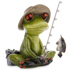 Ceramic frog - Рибар