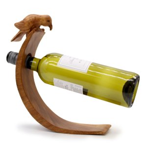 Дървена стойка за вино - Bird