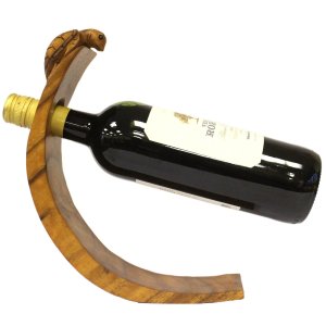 Дървена стойка за вино - Костенурка