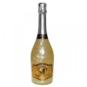 Перлено шампанско GHOST silver - Честит рожден ден 60