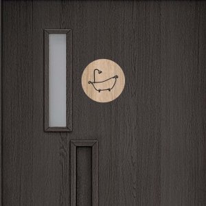 Маса на вратата - Баня