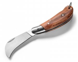 Градински нож и нож за гъби със сърповидна форма