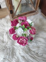 Мини сапунен букет - Цвекло