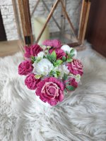 Мини сапунен букет - Цвекло