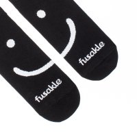 Чорапи до глезена с усмивка черни L (43-46)