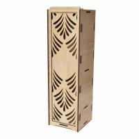 Дървена кутия за вино - Елен