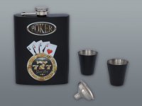 Комплект POKER 240 ml с перфоратор и карти