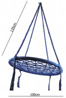 Щъркелово гнездо 100 cm синьо