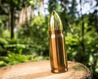 Термос с артилерийски патрон - военно зелен