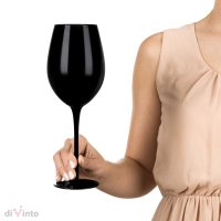 Огромна чаша за вино diVinto - Черна