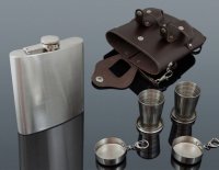 Колба от неръждаема стомана XXL 540 ml + перфоратори