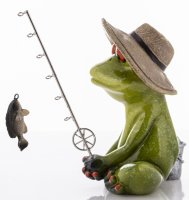 Ceramic frog - Рибар