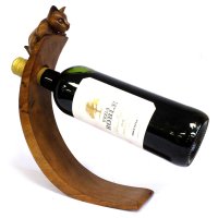 Дървена стойка за вино - Dolphin