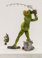 Ceramic frog - Рибар