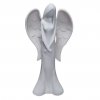Керамичен ангел бял 75 см