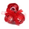 Комплект от 3 сапунени цвята - Червена роза