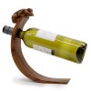 Дървена стойка за вино - Frog