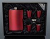 Комплект BURGUNDY 240 ml бутилка за пръски + 4 бр. чаши за шот от 35 ml