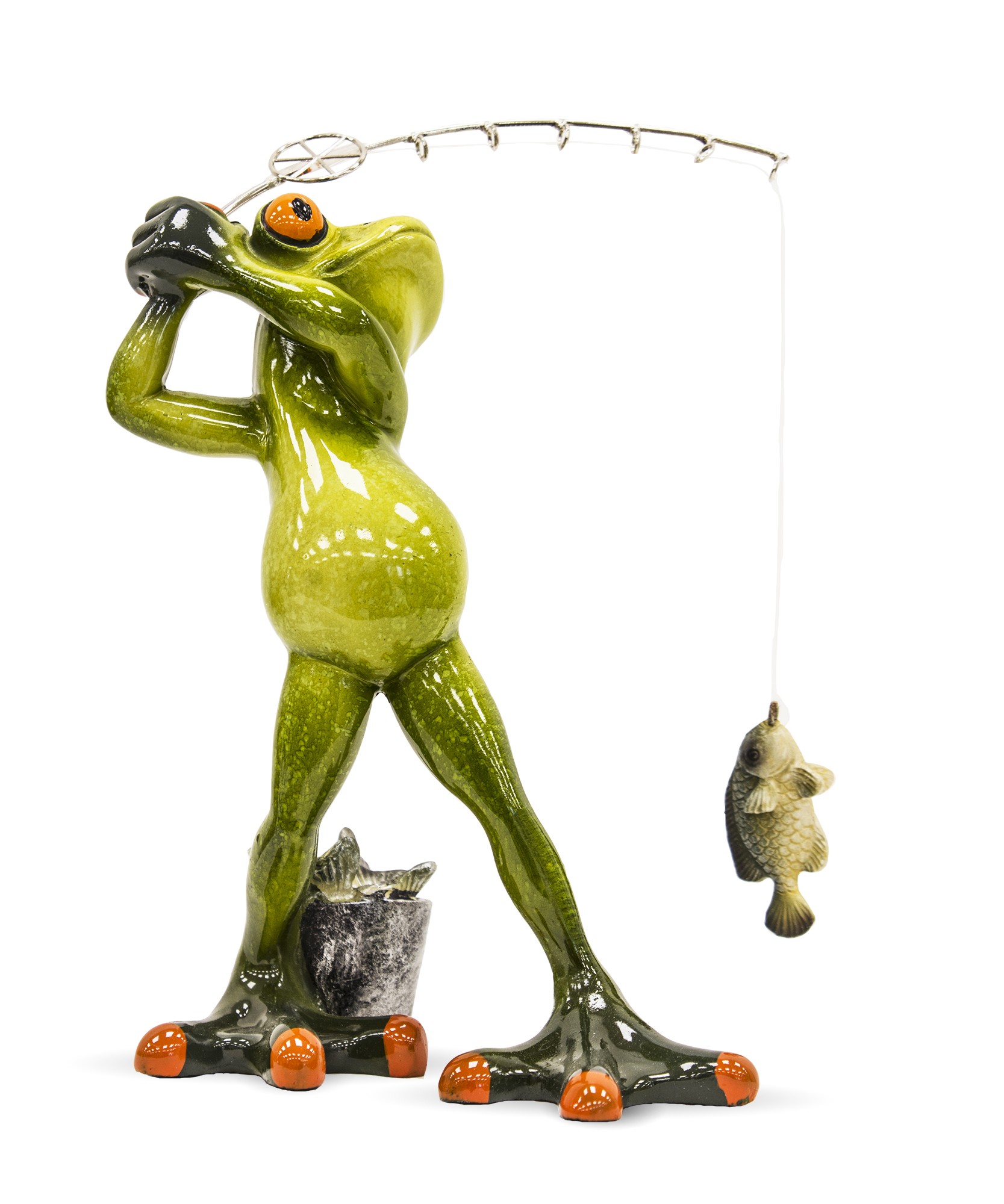 Ceramic frog - Рибар